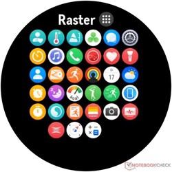 Grid view (smallest zoom level)