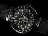 The 1.2-inch AMOLED display integrated in the Tambour Horizon has outstanding contrast. (Source: Louis Vuitton)