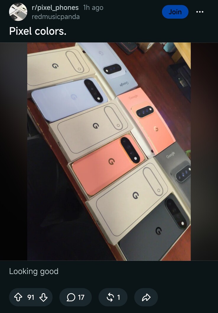 The Reddit post with a picture of the upcoming Pixels