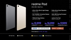 Prices and specs. (Image source: Realme)