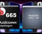 The original Redmi Note 8 came with an SD 665 but the 2021 model could sport a Helio G85. (Image source: Xiaomi/Qualcomm/MediaTek - edited)