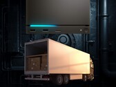 Mockup of truck shown carrying Steam Machine imports