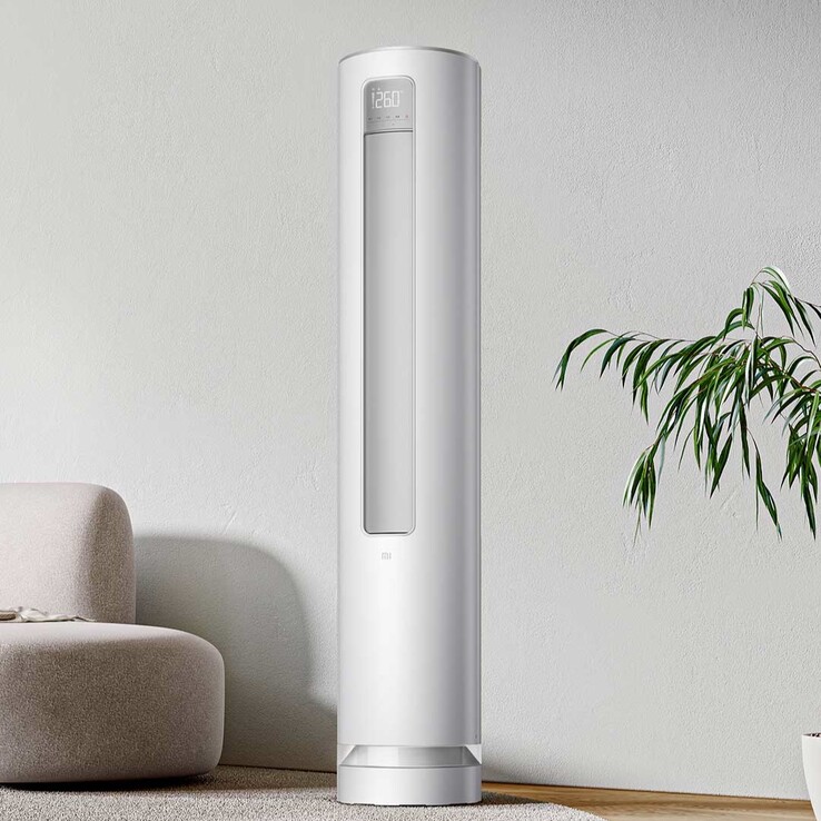 The Xiaomi Soft Wind Vertical Air Conditioner 3hp. (Image source: Xiaomi)