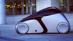 An &quot;Apple Car&quot; render. (Source: iPhoneWired)