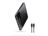 The Baseus Blade ultra-slim power bank boasts a peak ouput of 100 watts and a capacity of 20,000 mAh. (Image source: Amazon)