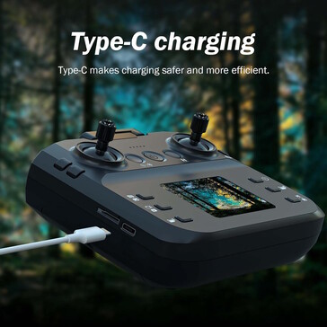 A controller with an integrated display is included