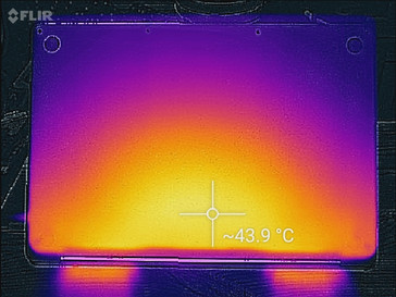 Bottom with visible heat dissipation