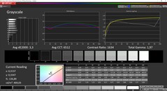 CalMAN grayscale (target color space sRGB)