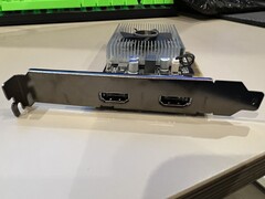 Leadtek GT 1010 - 2x HDMI-out. (Image Source: @Zed_Wang on Twitter)