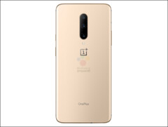 The OnePlus 7 Pro&#039;s rumored Almond color. (Source: WinFuture)