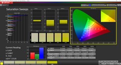 CalMAN saturation calibrated