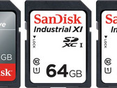 The Automotive and Industrial cards work safely up to 185 degrees F. (Source: SanDisk)