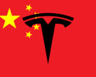 Tesla may soon use Chinese driver data as a seed to grow self-driving software used around the world. (Image via Wikimedia Commons w/ edits)