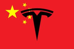 Tesla may soon use Chinese driver data as a seed to grow self-driving software used around the world. (Image via Wikimedia Commons w/ edits)