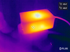 The AC6-M's power supply during the stress test