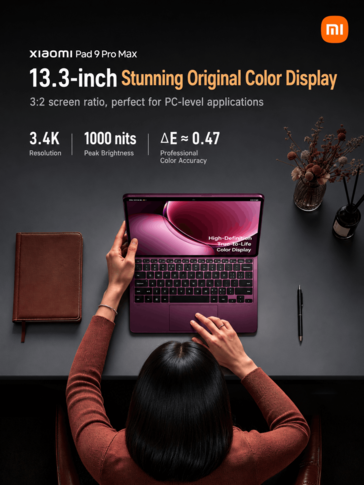 Xiaomi Pad 9 Pro Max display highlights