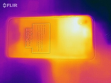 Heat map of the bottom