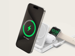 The Anker MagGo Wireless Charging Station (Foldable 3-in-1) is Qi2-certified. (Image source: Anker)