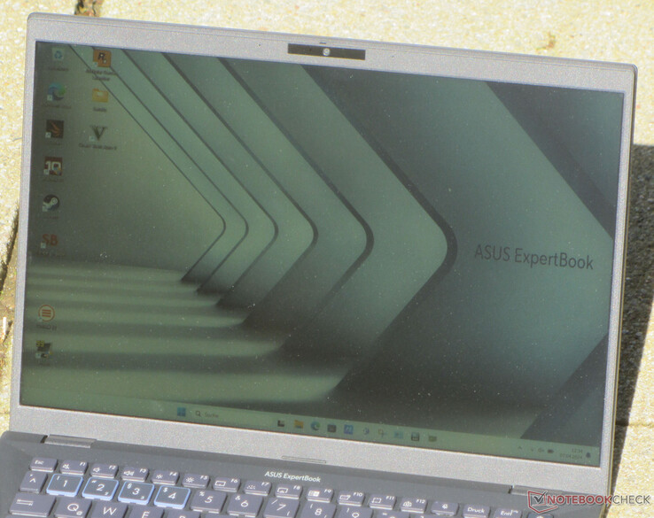 The ExpertBook B3 outside.