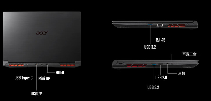 Connectivity ports (Image source: JD.com)