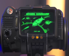 The functional Pip Boy 3000 replica by Bethesda and The Wand Company pictured (image source: IGN YT)