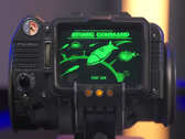 The functional Pip Boy 3000 replica by Bethesda and The Wand Company pictured (image source: IGN YT)