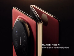 The Mate XT remains the only mass-produced tri-fold smartphone, months after its initial launch. (Image source: Huawei - edited)