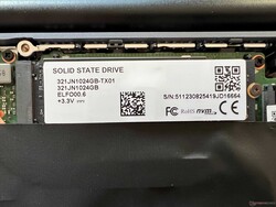 The M.2 2280 SSD is connected via PCIe 4.0.