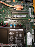 The M.2 SSD (bottom right) can be swapped out with some disassembly.