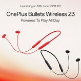 The OnePlus Bullets Wireless Z3 (pictured) will launch as a successor to 2022's OnePlus Bullets Wireless Z2. (Image source: OnePlus)