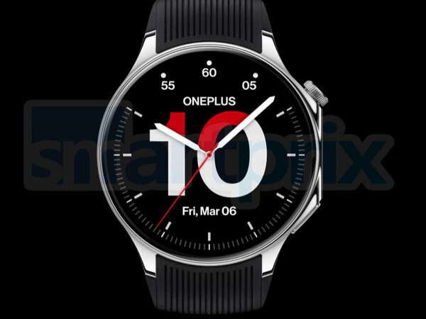 OnePlus Watch 3 render created based on a prototype. (Image source: Smartprix)