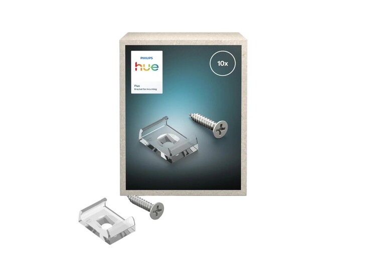 The Philips Hue Flux Bracket for mounting 10x. (Image source: Philips Hue via OBI)