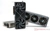Nvidia GeForce RTX 5090 Founders Edition with Palit GeForce RTX 4090 and Nvidia GeForce RTX 3090 Founders Edition