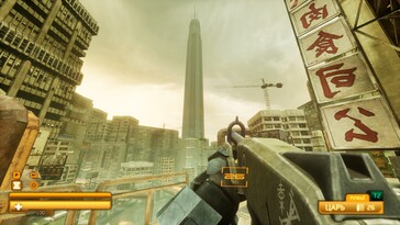 Pictured: A gameplay screenshot from SPRAWL zero.