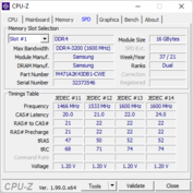 CPU-Z: RAM slot 1