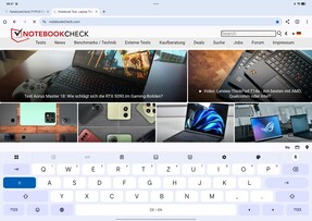 Oppo Pad 4 Pro: Default keyboard