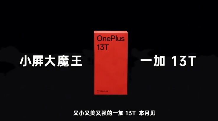 Small screen, big devil. OnePlus 13T. (Image Source: OnePlus)