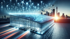 The SARC coating cools buildings without the need for electricity and automatically adjusts to the intensity of sunlight. (Image source: DallE 3 / AI) 