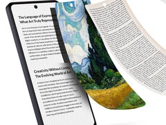 The Alcatel V3 Ultra is also designed to display e-books. (Image source: Alcatel)