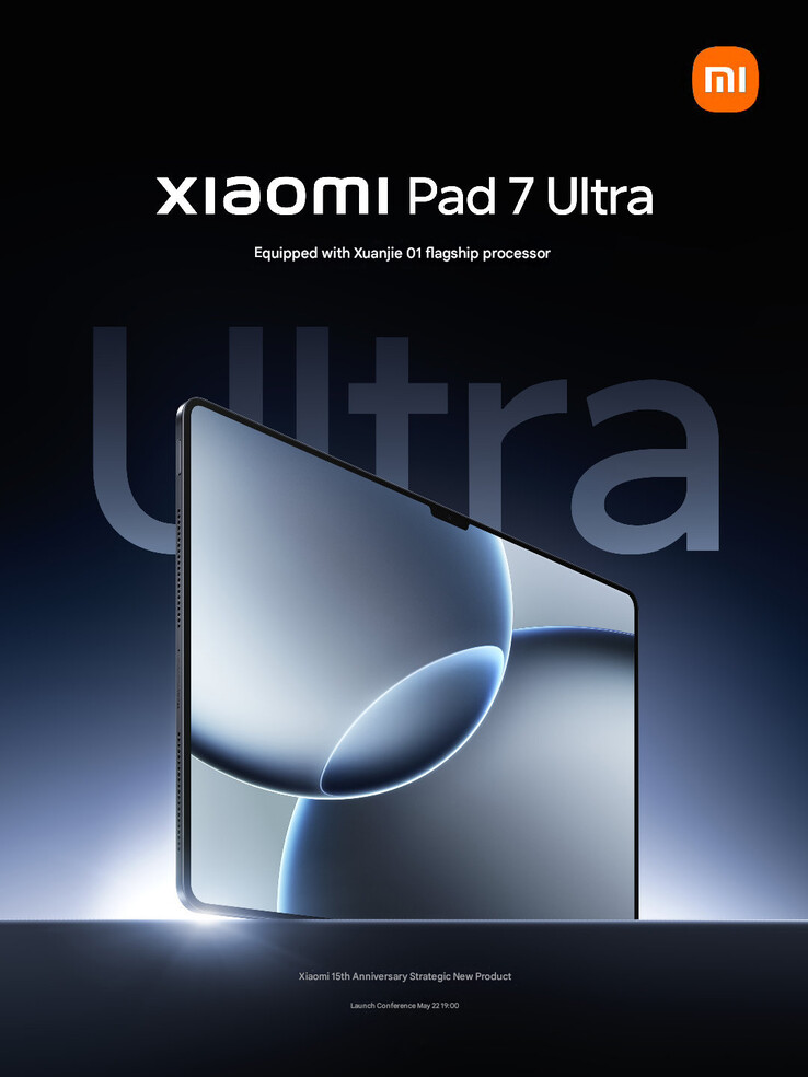 The new teaser image of Xiaomi Pad 7 Ultra (Image source: Xiaomi - machine translated)