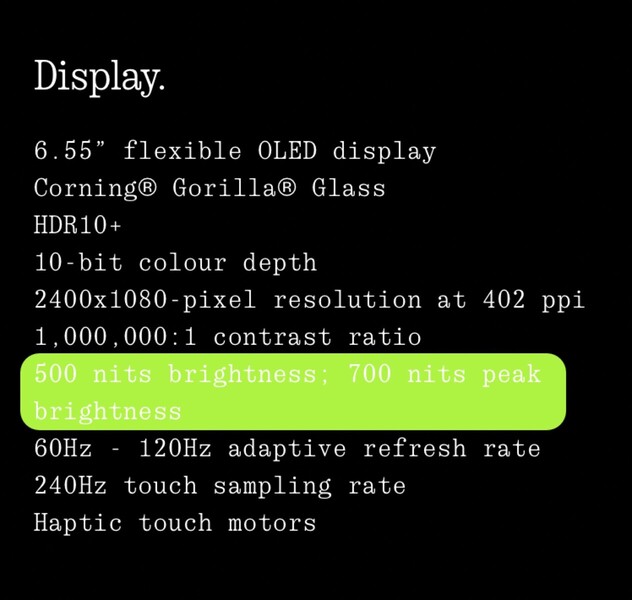 Nothing Phone (1) specifications today. (Image source: Nothing)