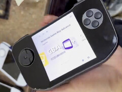 The GameMT E3 would be a rather strange to addition to the horizontal gaming handheld market. (Image source: via Retro Gaming with Deadfred)