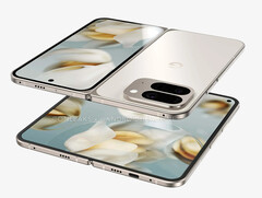 Google appears to have made next to no visual changes with its new foldable. (Image source: Android Headlines &amp; OnLeaks)