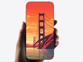 A render from 2023 showing a bezeless iPhone that looks like a sheet of glass. (Image source: Ice Universe on X)
