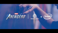 Intel announces a new tie-in with the Avengers game. (Source: Twitter)