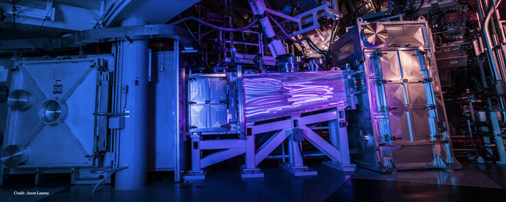 Laser systems are used to create fusion reactions (image: Jason Laurea / NIF)