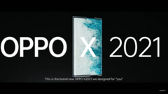 The OPPO X 2021 is teased again. (Source: YouTube)