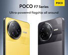The Poco F7 Pro and Poco F7 Ultra may be joined by a third Poco F7 series smartphone later this season. (Image source: Xiaomi - edited)