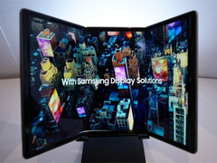 Samsung may release at least one more generation of foldables before getting to its first tri-fold. (Image source: Samsung Display)