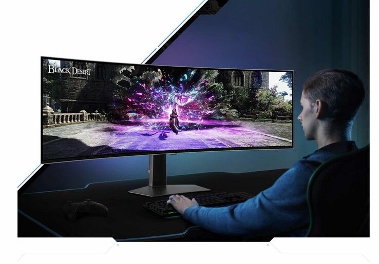 The Samsung Odyssey G9 OLED gaming monitor. (Image source: Samsung)